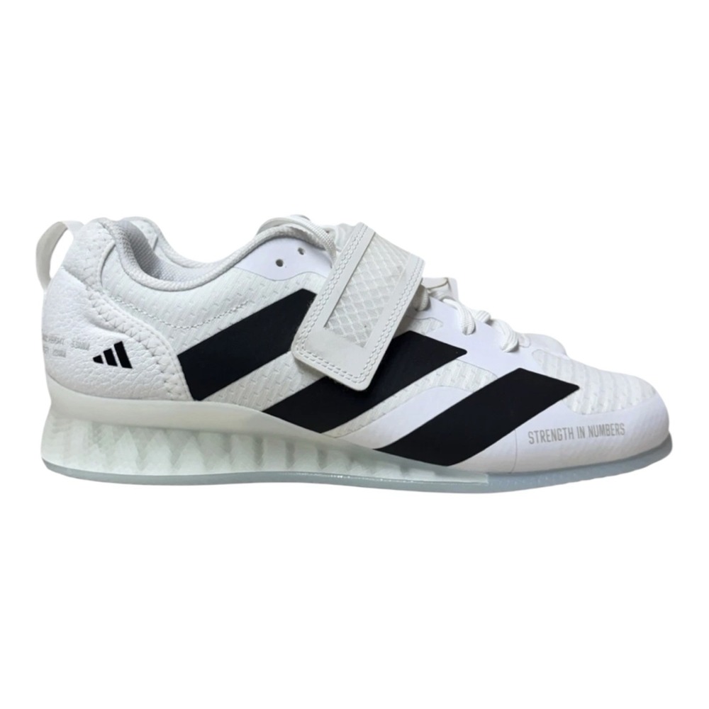 Adidas Adipower 3 Weightlifting Gym White Black Crystal Sky JP6204 Men Size 8.5
